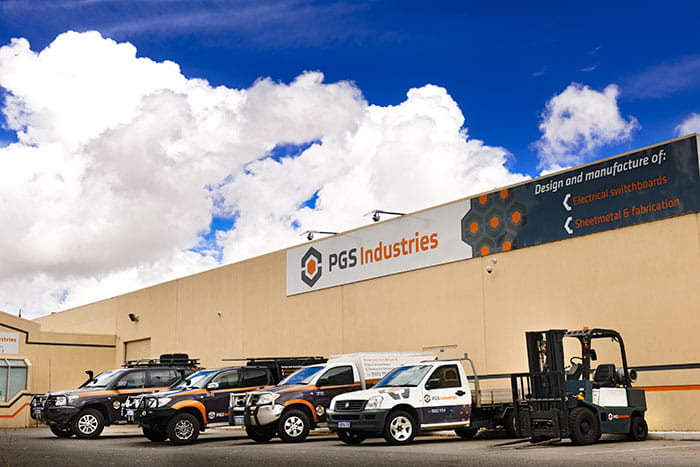 PGS Industries Office and Vehicle Fleet